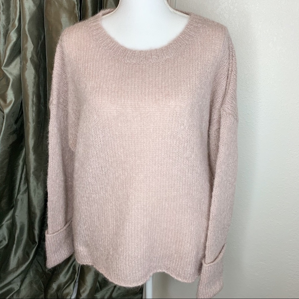 One Teaspoon | Betty Mohair Sweater | Night Blush